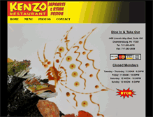 Tablet Screenshot of kenzoasianfusion.com